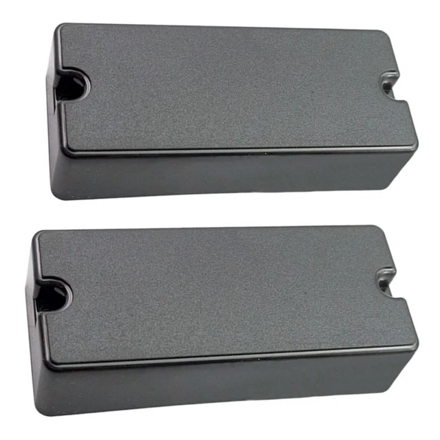 2Pcs Sealed Pickup Cover  w/ 2 Screw Holes for Electric Bass Parts