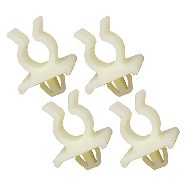 4x Car Clip-On Hood Bonnet Support Prop 10mm Rod Clips Holders Fit For Nissan