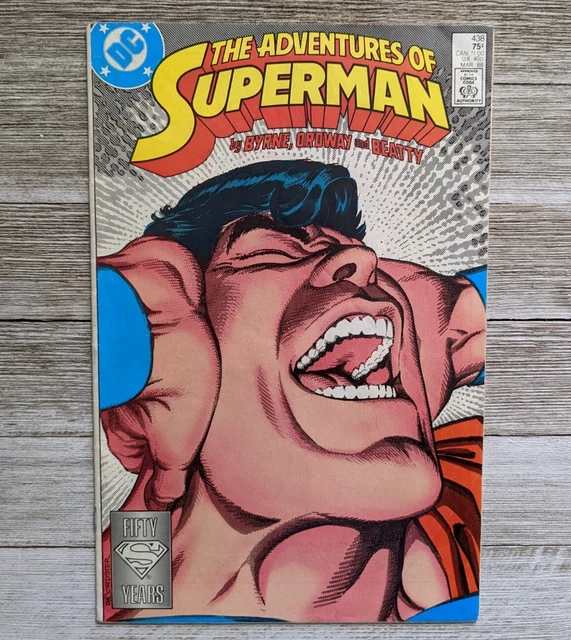 The Adventures Of Superman #438 March 1988 DC Comics BYRNE ORDWAY BEATTY
