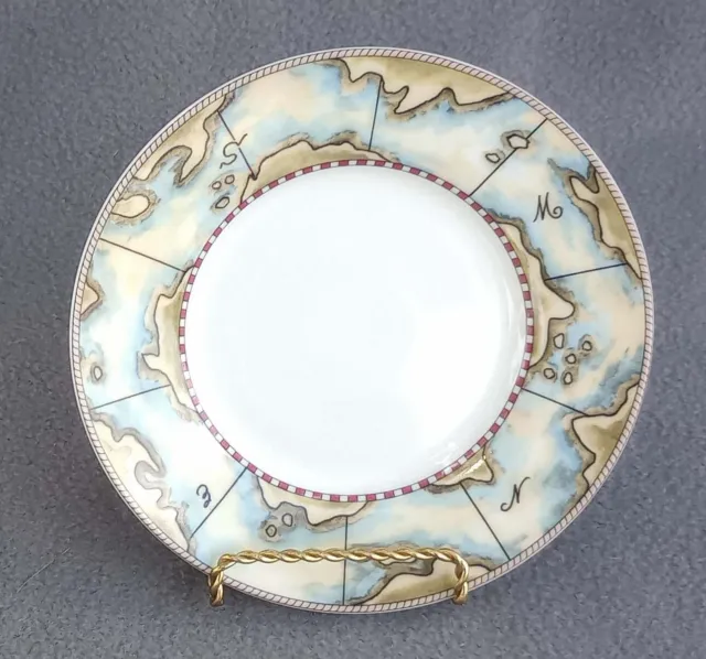 American Atelier At Home - Signals (Lighthouses) - Saucer (For Flat Cup)  6 1/4"