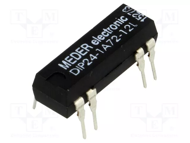 Relais: Reed 1A  max.200VDC USpule : 24VDC  max.200VAC DIP24-1A72-12L Elektroma