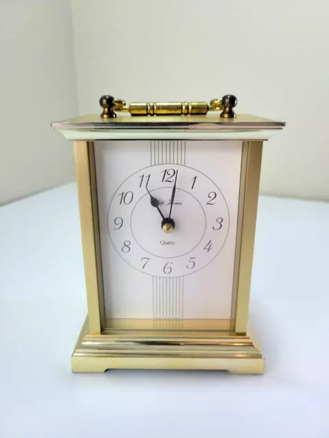 Seth Thomas Clock West Germany Quartz Movement, AA Battery, Gold, Vintage, Works