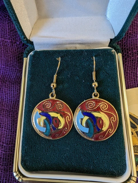 Tara Original - Book of Kells Enameled Earings