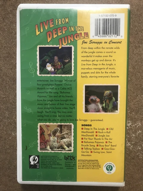 Joe Scruggs Deep In The Jungle Vhs JOE SCRUGGS: LIVE From Deep in the Jungle (VHS, 1997) $9.15 - PicClick CA