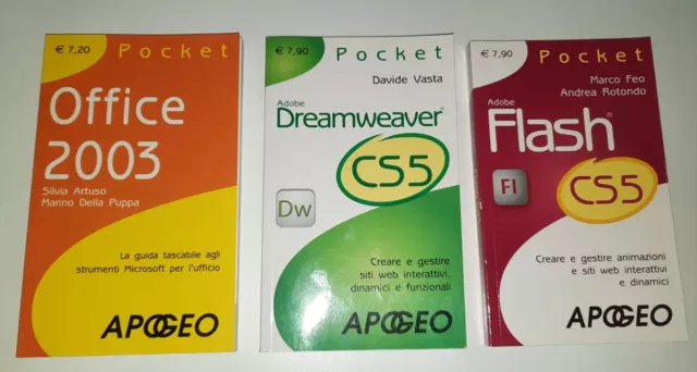 Libri Office 2003/Flash CS5/Dreamweaver CS5 Ed. APOGEO