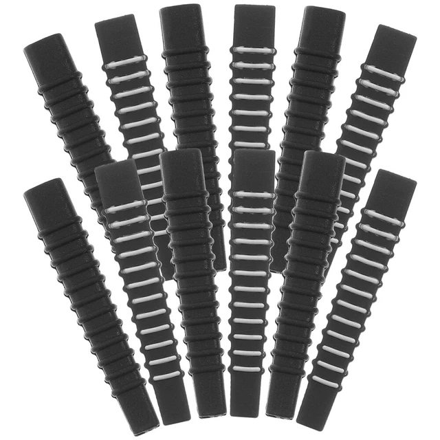 6 pares de gafas de silicona con punta de extremo empuñaduras cojines para los oídos gafas