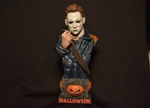 Michael Myers Statue Gnome Horror Action Figure Toy Halloween Yard Lawn Decor