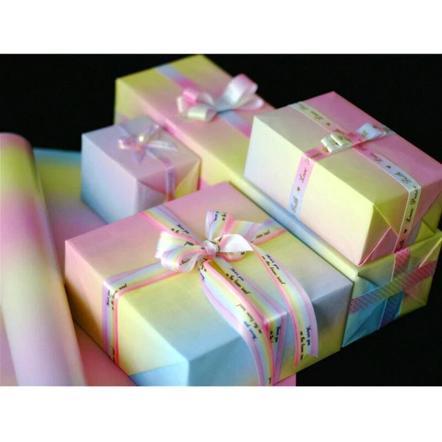 Fogli di carta sfumati arcobaleno - fornitura fai da te matrimonio compleanno compleanno