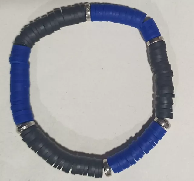 Bracciale Inter Nero Azzurro braccialetto Elastico Uomo Donna Nerazzurro Unisex