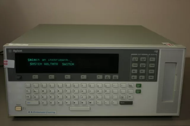 HP Agilent E1301B B-Size VXI unit with qty 2 E1364A, E1352A, E1366A and E1326A