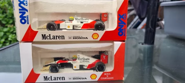 Mclaren Honda MP4/4 Ayrton Senna #12 1988 Marlboro 1/43 Onyx F1 Formula 1