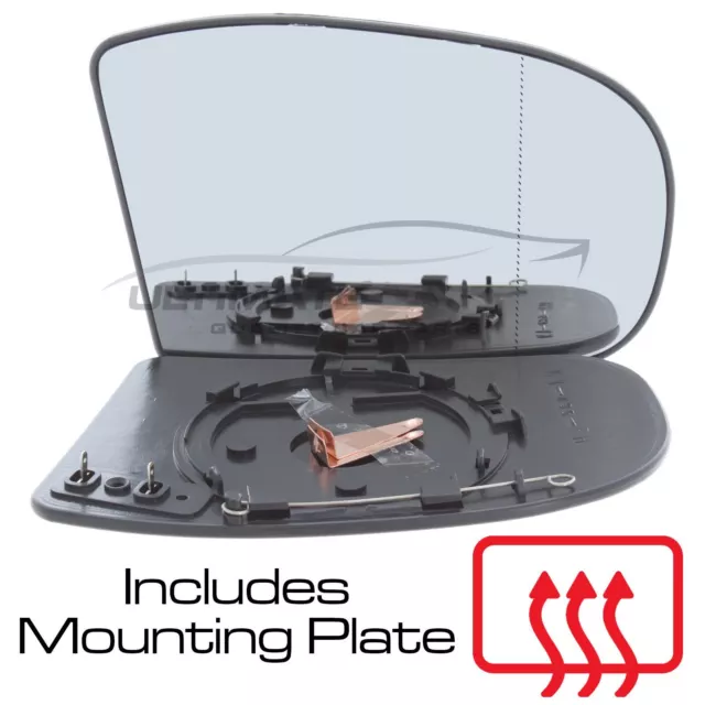 WING MIRROR GLASS Mercedes E Class W211 20022006 Heated Aspherical