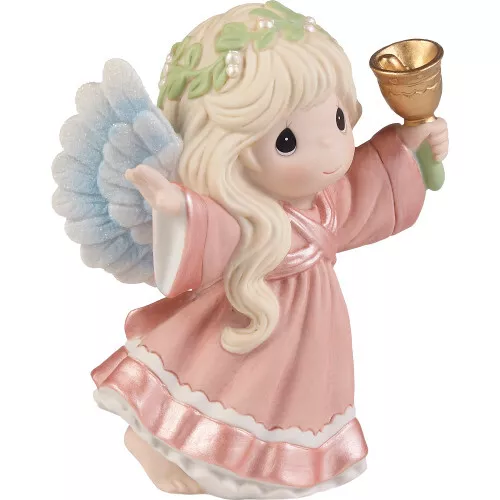 Precious Moments Ringing In Holiday Cheer 2022 12th Annual Angel Figurine 221044 2