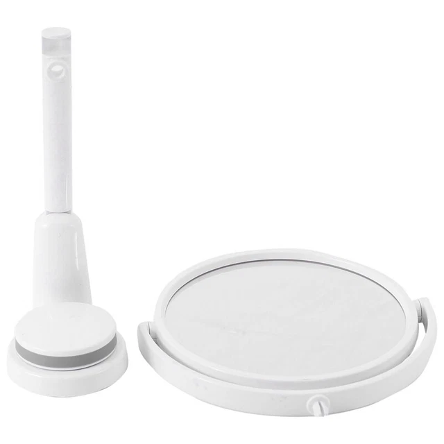 Taladro moderno - espejo de baño 2 lados maquillaje tocador afeitado pared succión carpeta L3M3