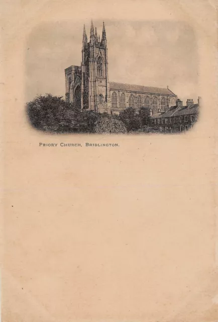 Postcard    Yorkshire   Bridlington   Priory  Church