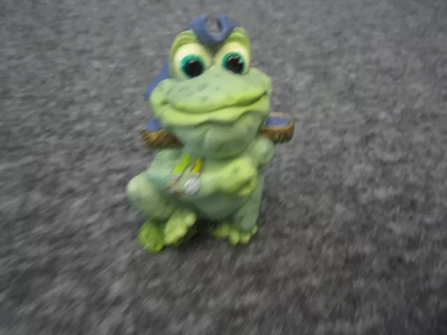 SPROGZ FROG FIGURINE GENERAL ( rare )