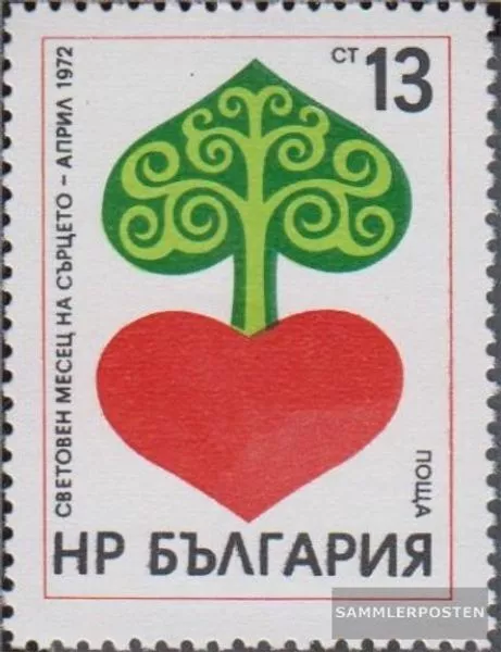 Bulgarien 2157 (kompl.Ausg.) postfrisch 1972 Welt-Herzmonat