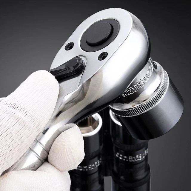 Mini Drive Stubby Ratchet Two-way Ratchet Socket Wrench  Duty Work