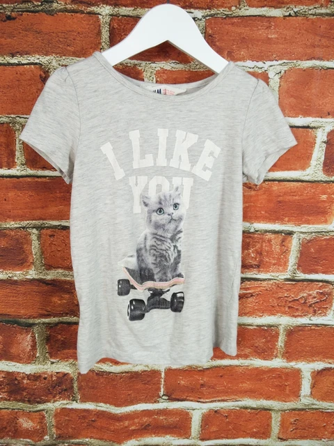 Pacchetto T-Shirt Ragazze Età 5-6 Anni Next H&M M&S Set Maniche Estive Casual 116Cm 2