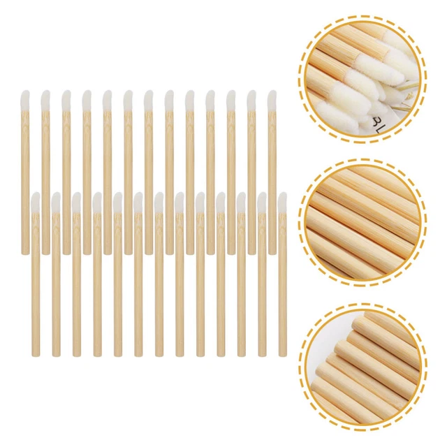 100 Micro Spazzolini Applicatori Usa E Getta – Per Ciglia, Denti, Dentali, Misure 0.8-2.5 Mm