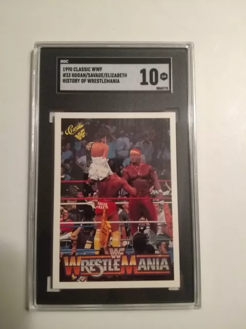 1990 Classic WWF Series 2 #33 History Of Wrestlemania IV SGC 10 GOATBOMB POP 1 $