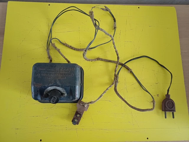 Transformateur Redresseur GÉGÉ – 220V – Pour Train Jouet – Ancien – Occasion