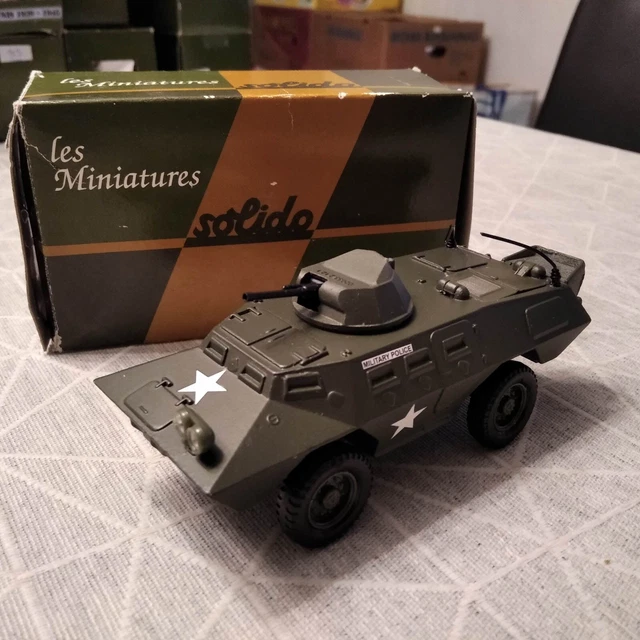 Solido 1/50, blindé XM 706 à roue US, commando ou MP, Excellent État (33