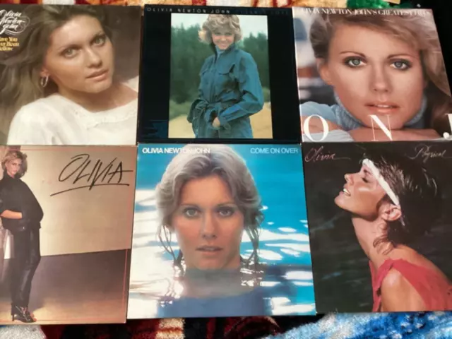 Collection Of Olivia Newton Jone Record Albums