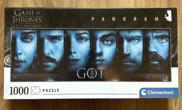 Game of Thrones Panorama Jigsaw Puzzle Faces (1000 pieces) - Brand New & Sealed