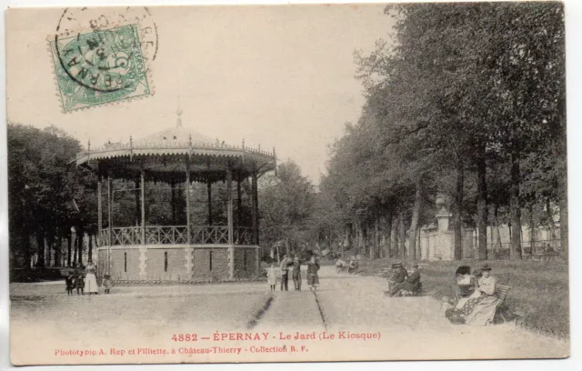 EPERNAY - Marne - CPA 51 - le kiosque au Jard