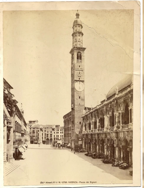 Vicenza  Piazza Dei Signori  Foto   Edizione Alinari