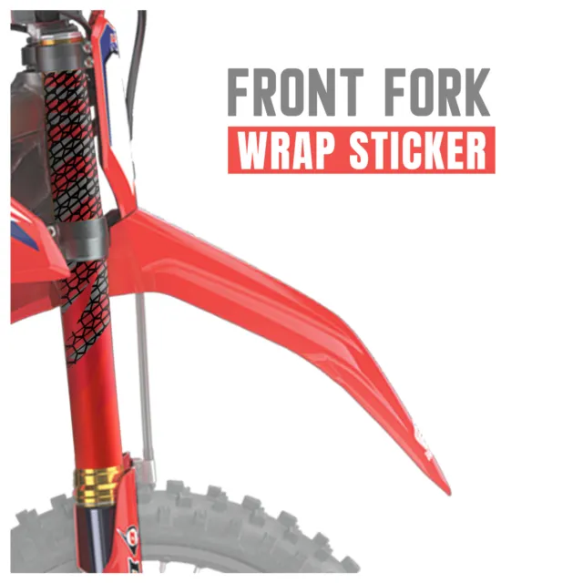 Red Sharp Fork Wrap For Kawasaki KX250F KLX450R KX250 KX250X KX450X