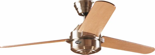 Ventilateur de plafond Hunter 24243 Carera BN en érable et noyer / chrome...