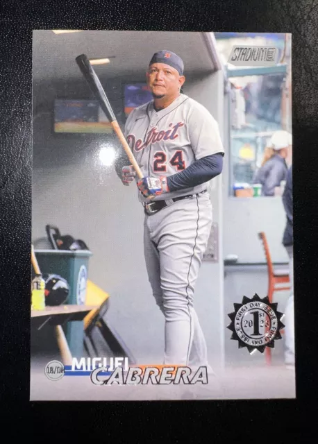 2023 Topps Stadium Club First Day Issue SSP Miguel Cabrera Detroit Tigers /10