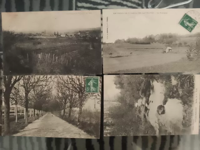 10 Villenauxe-La-Grande CPA Lot of 4 Panorama