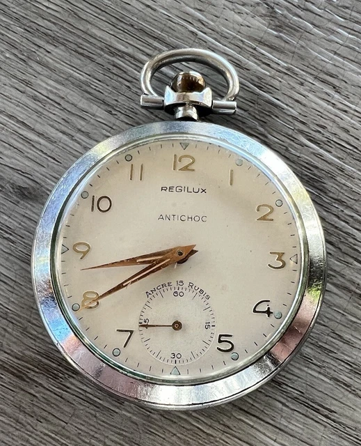 Montre Gousset Mécanique Ancienne ALIHOR En état De Marche - Pièce De Collection Pour Homme