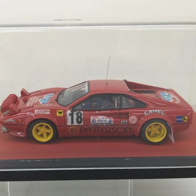 FERRARI 308GTB BBR Models Echelle Taille 1/43 Miniature Voiture Usée Avec Étui EUR 250,80