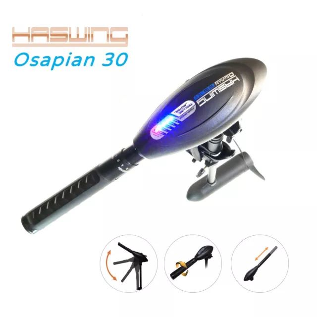 Osapian 30 Electric Outboard Trolling Motor Fishing Boat Dinghy RIB, HASWING