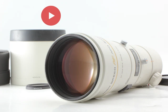 【 NEAR MINT+++】Minolta HIGH SPEED AF APO TELE 300mm f/4 G for Sony A From JAPAN