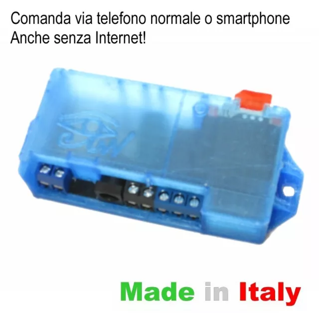 Apri CANCELLO GARAGE con CHIAMATA, SMS o WiFi Sostituisci TELECOMANDO CODIFICATO