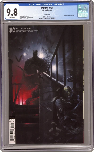 Batman #104B Mattina Variant CGC 9.8 2021 3833755023