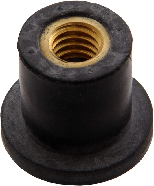 3327 ¼-20 X 3/4-Inch Expansion Nut, 10-Pack , Black