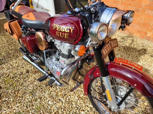 royal enfield bullet 500 cc, Buddy Holly Tribute , Only 1420 Miles , Pri Reg Inc