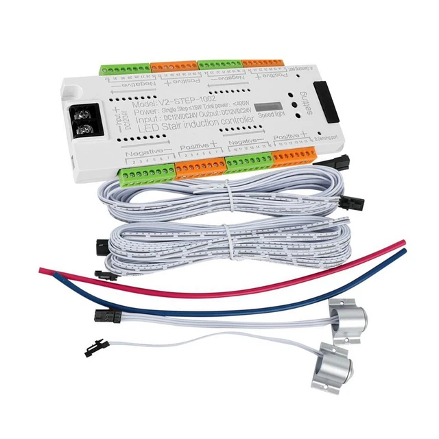 Kit controllo illuminazione scale sicuro da usare sistema anti perdite riduce i rischi