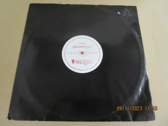 Segundo EP SOUND CROWD 12" usado Red Records Ireland 1993 Techno Breakbeat