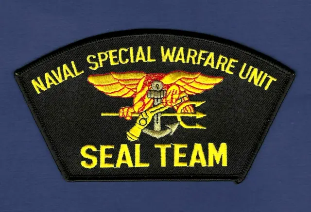 US Navy SEAL Team Naval Special Warfare Unit Ballcap Patch