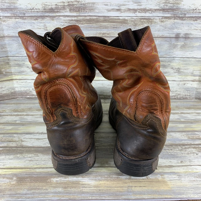 ARIAT WORK BOOTS Mens 11 EE (Extra Wide) Brown Square Steel Toe *Heavy