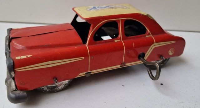 Jouet Ancien Citroën DS-19 Cadet JOUSTRA - Tôle 1960 - France
