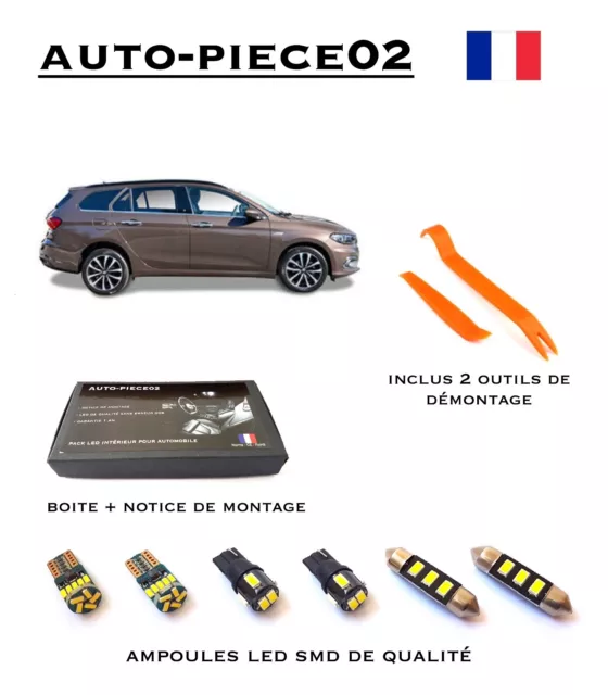 Pack FULL LED intérieur pour Fiat Tipo SW ( Break )