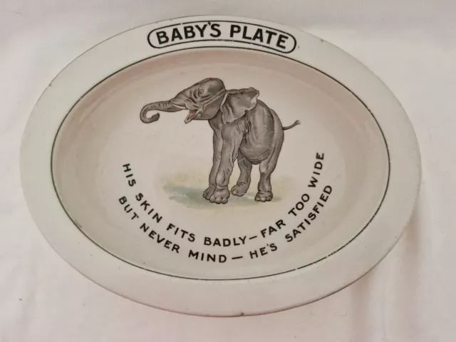 Antique Baby Plate/Bowl Grimwade Bros Stoke On Trent Staffordshire England